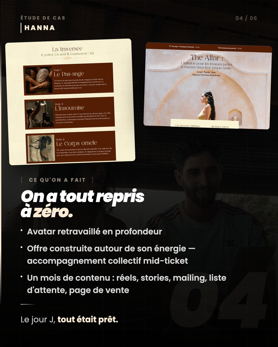 Ce qu'on a fait : tout repris à zéro